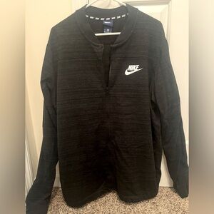 Nike Full Zip Sweater Black/Grey